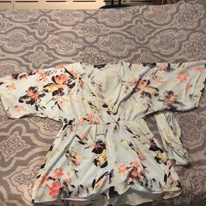 LuLu Short Sleeve Romper with Belt